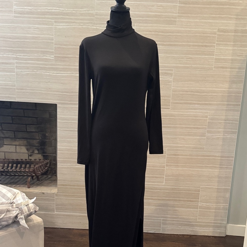 Bumpsuit Maternity High Neck Maxi Dress